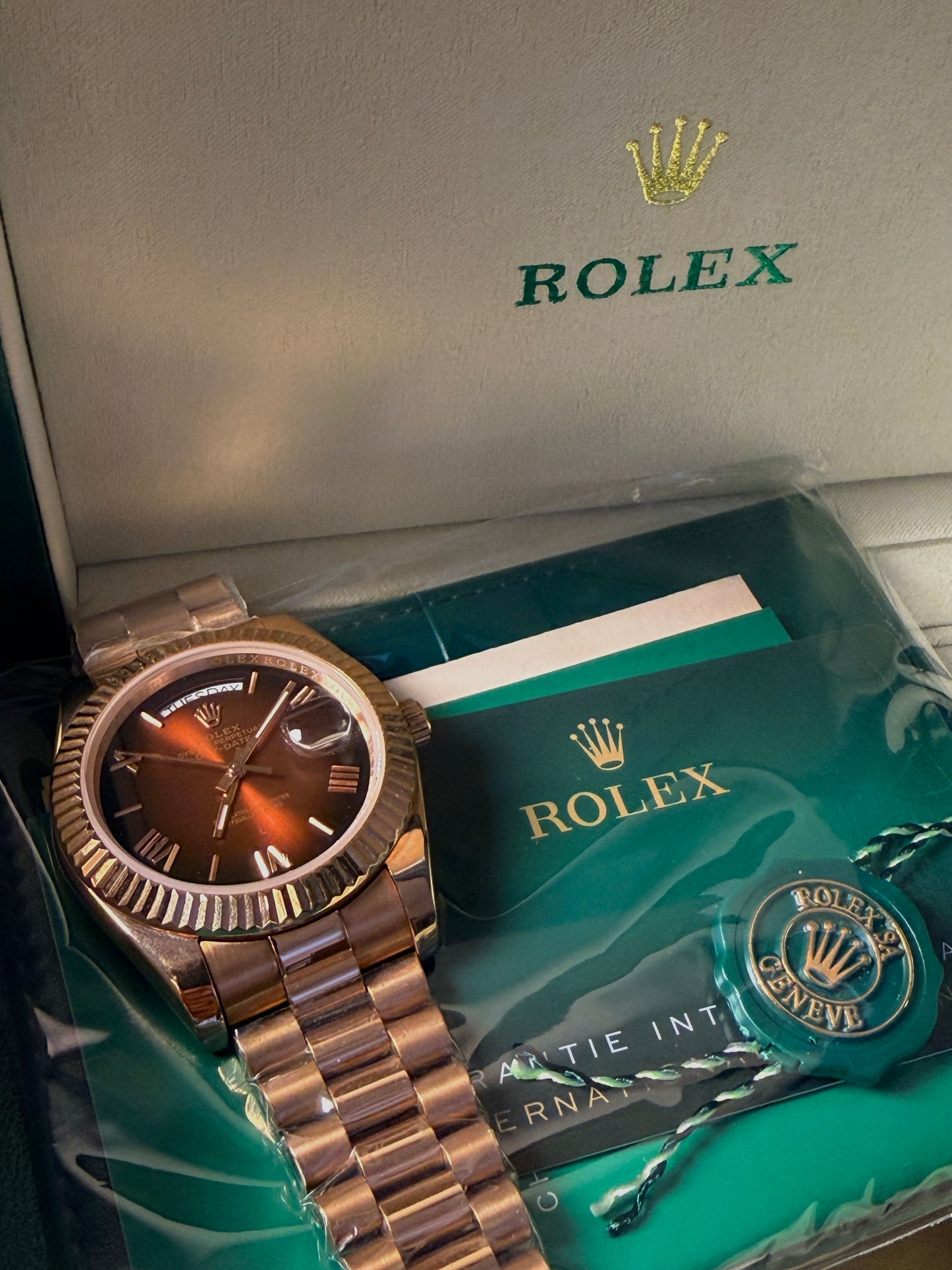 Rolex Rose Gold Master Edition