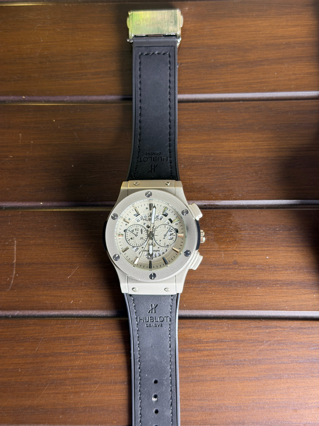 Hublot Skeleton Dial-Black