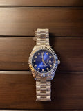 Rolex Date-Just Blue