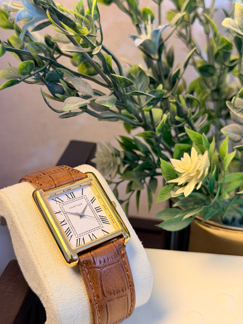 Cartier Tank Brown Gold