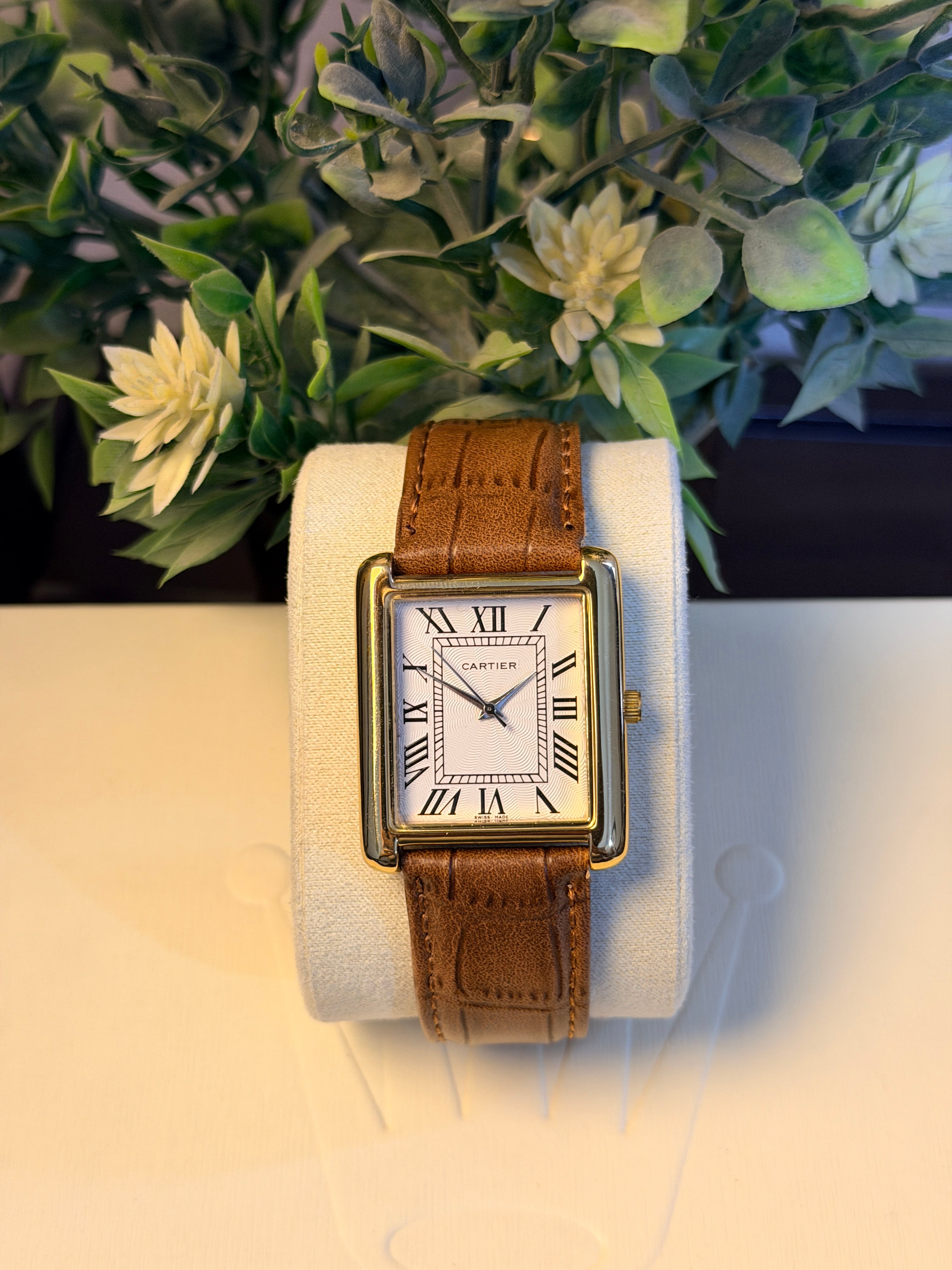 Cartier Tank Brown Gold