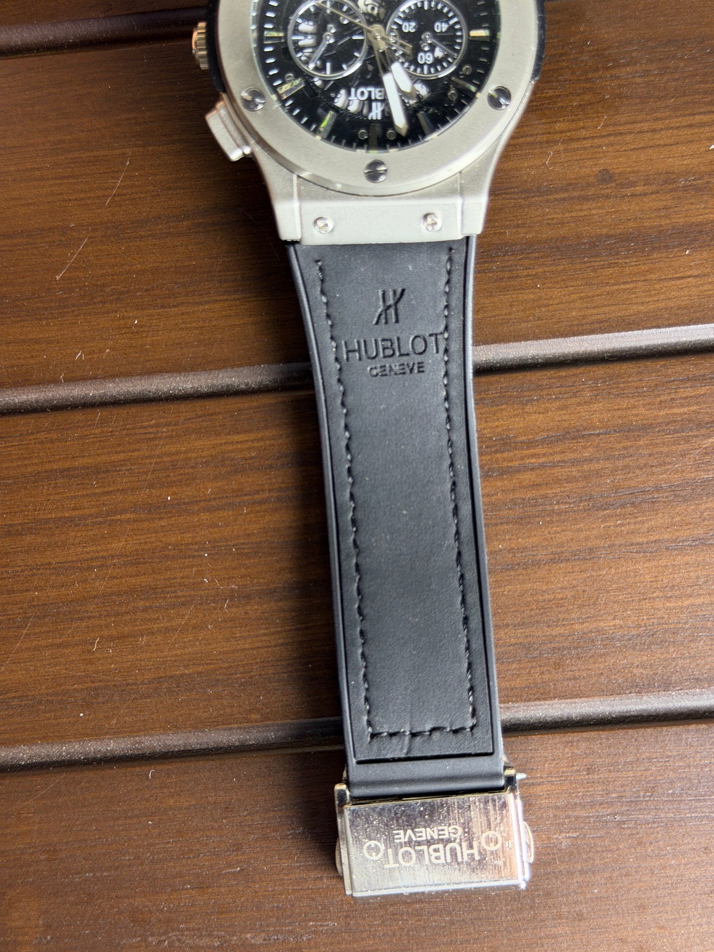 Hublot Skeleton Dial- Black