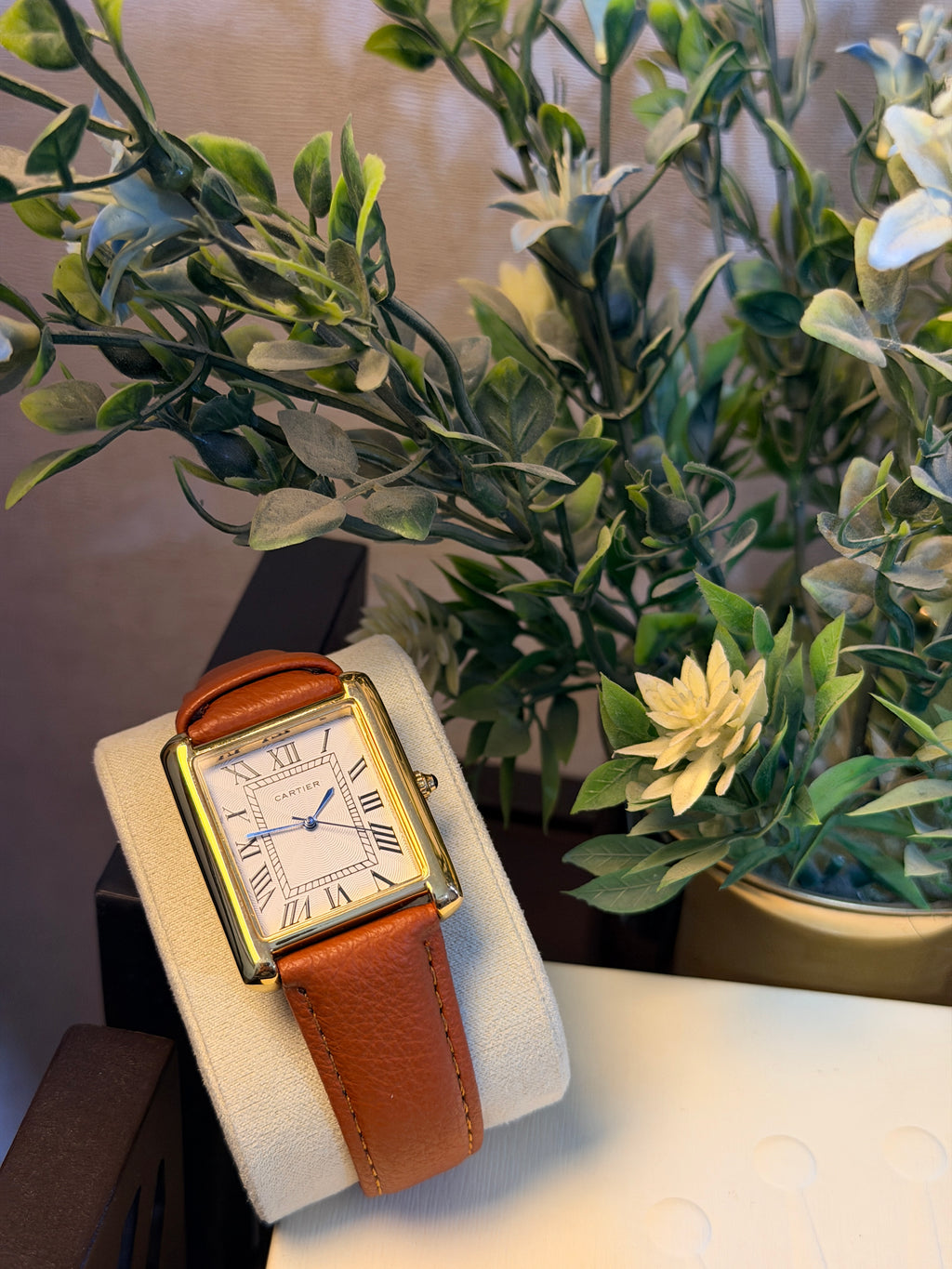 Cartier Tank light Orange