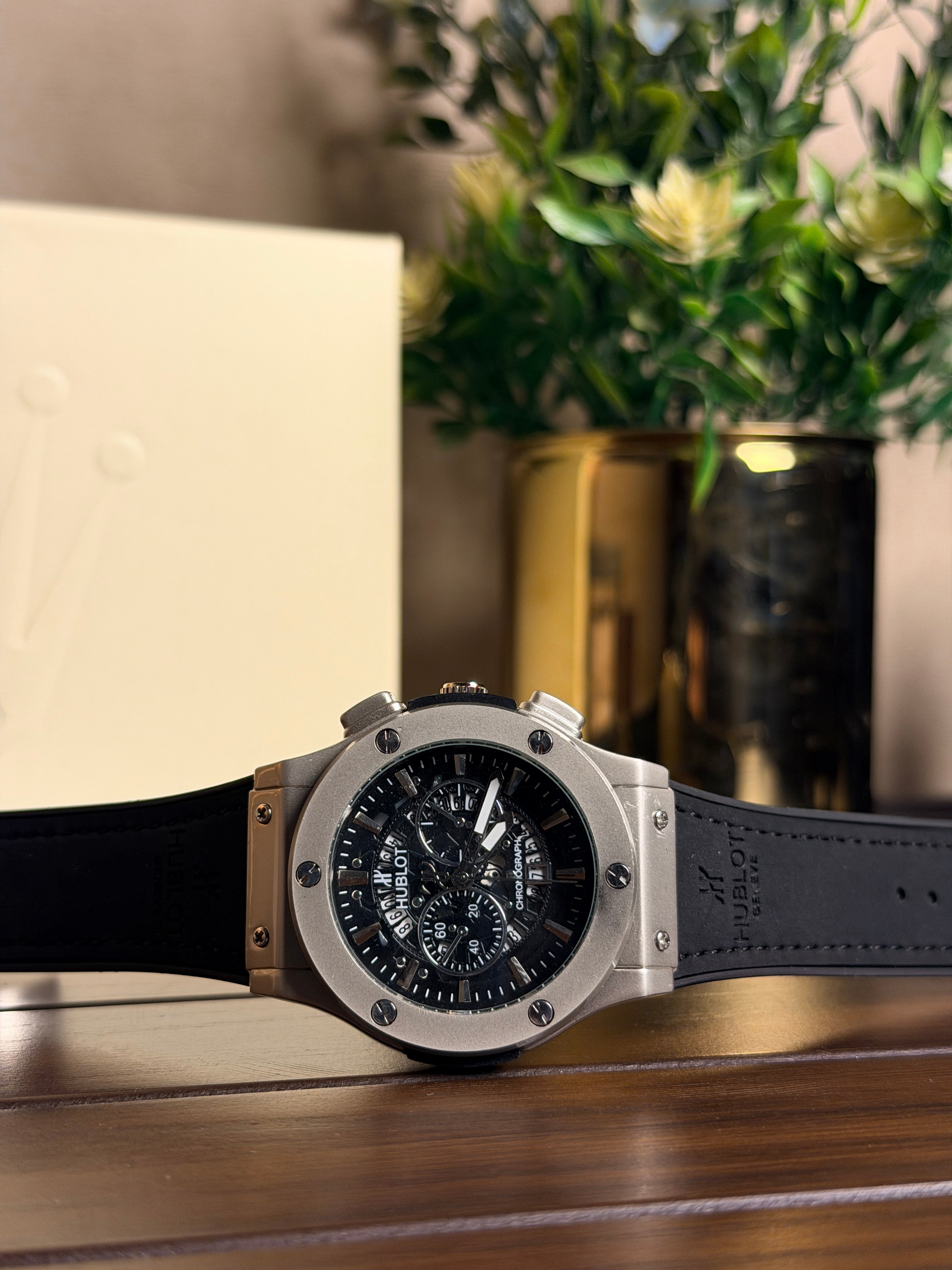Hublot Skeleton Dial Black
