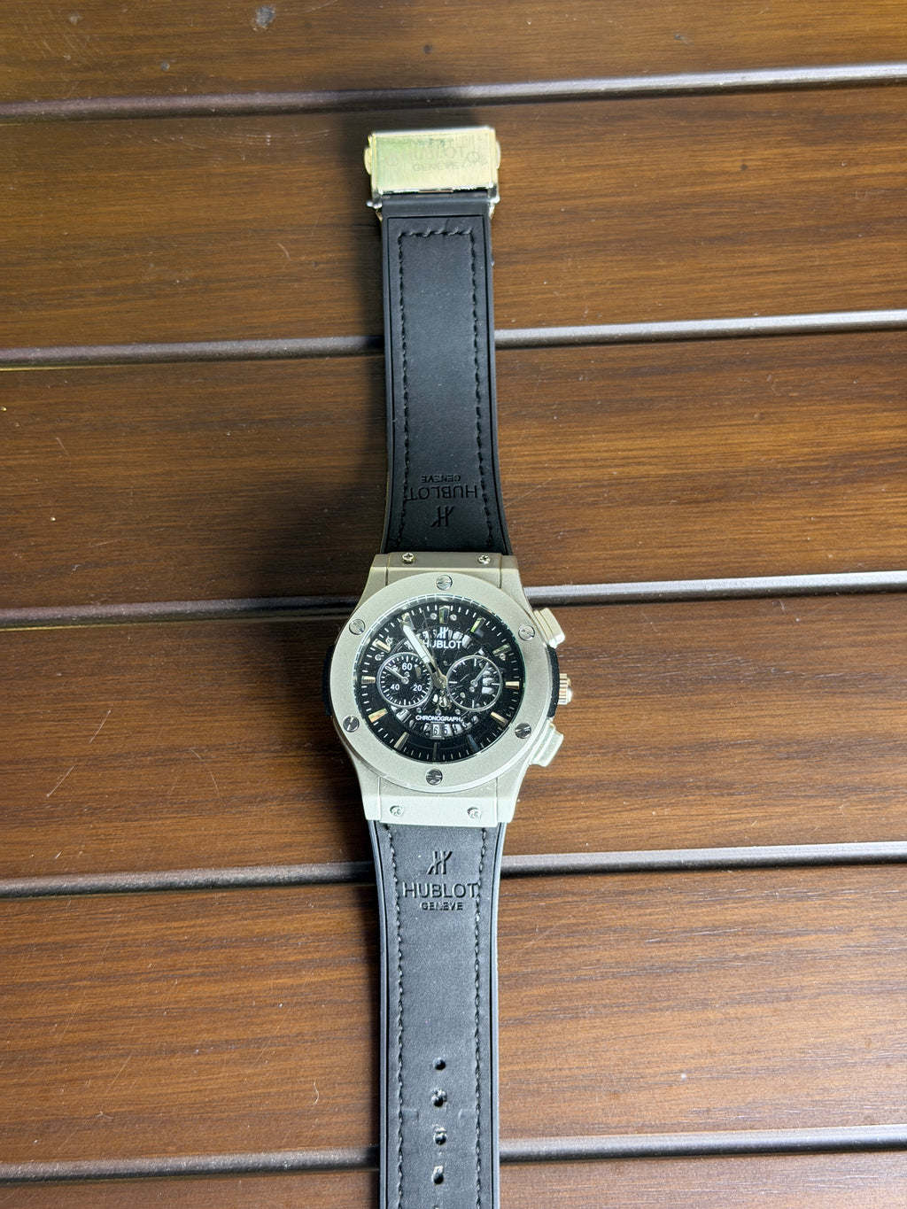 Hublot Skeleton Dial Black