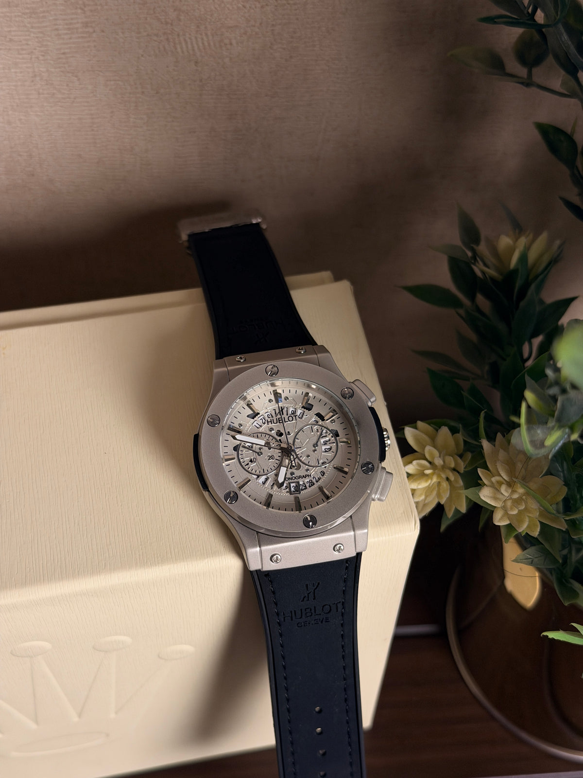 Hublot Skeleton Dial-Black