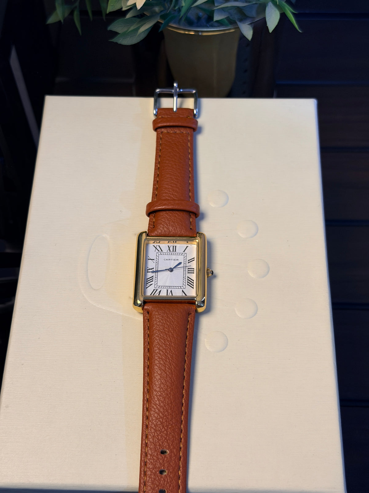 Cartier Tank light Orange