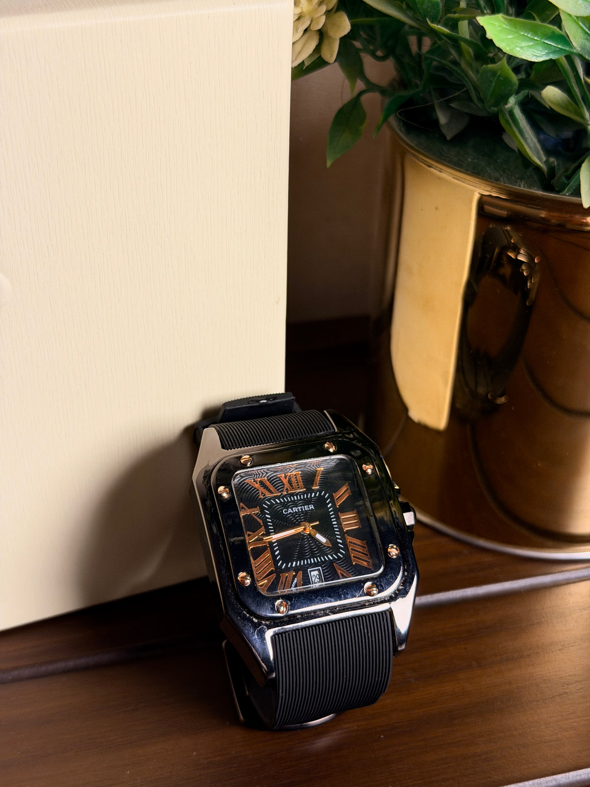 Cartier Santos Gold