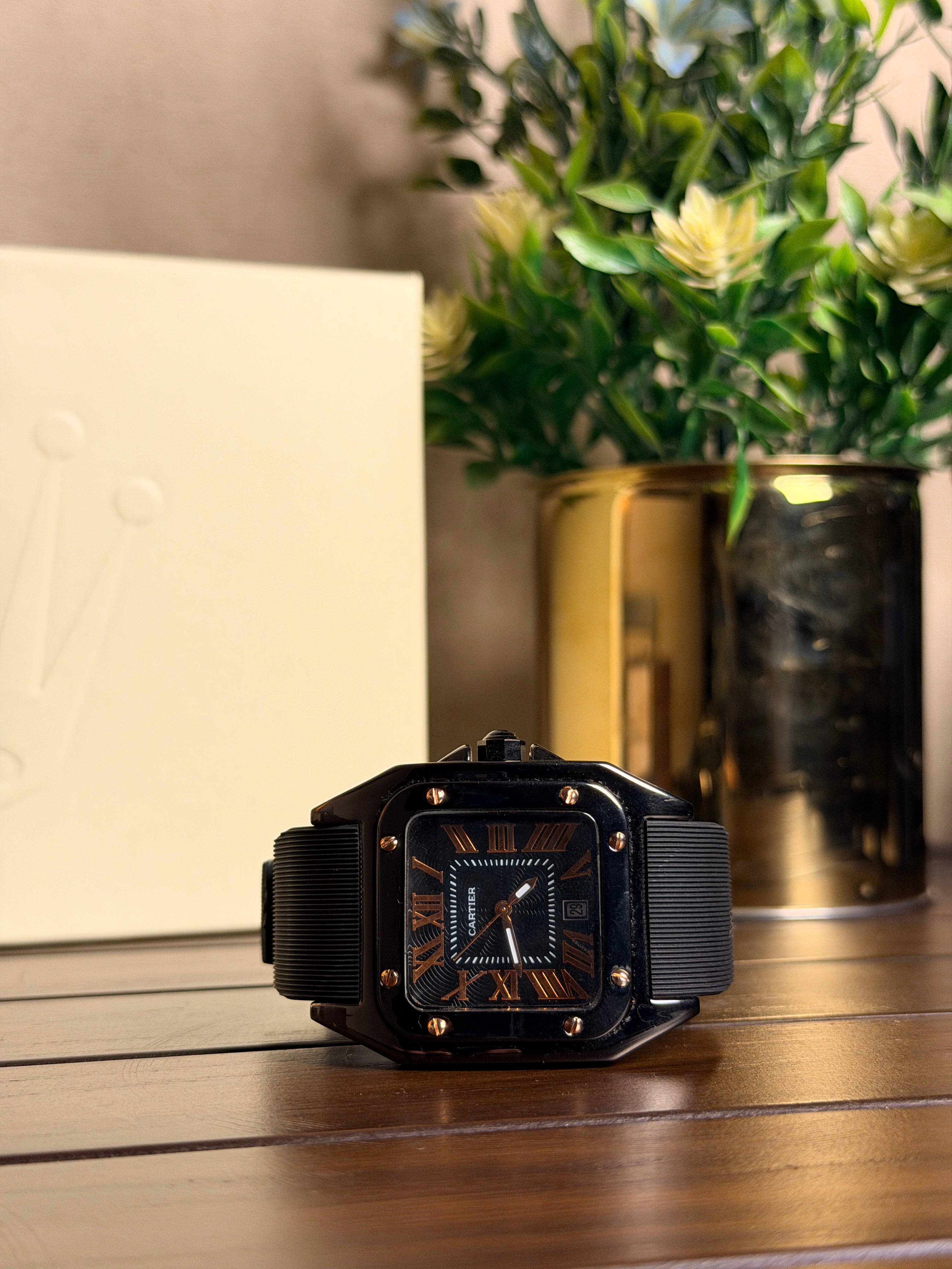 Cartier Santos Gold