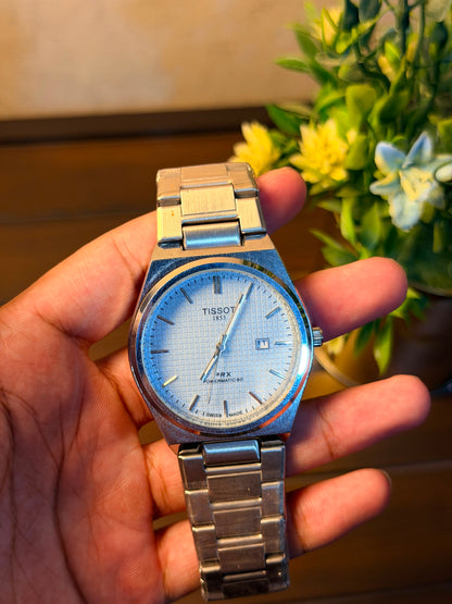 Tissot Prx Light Blue
