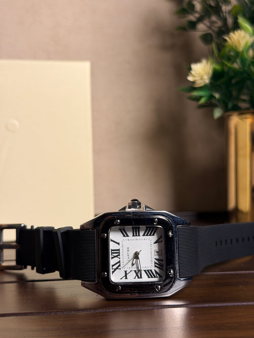 Cartier Santos white