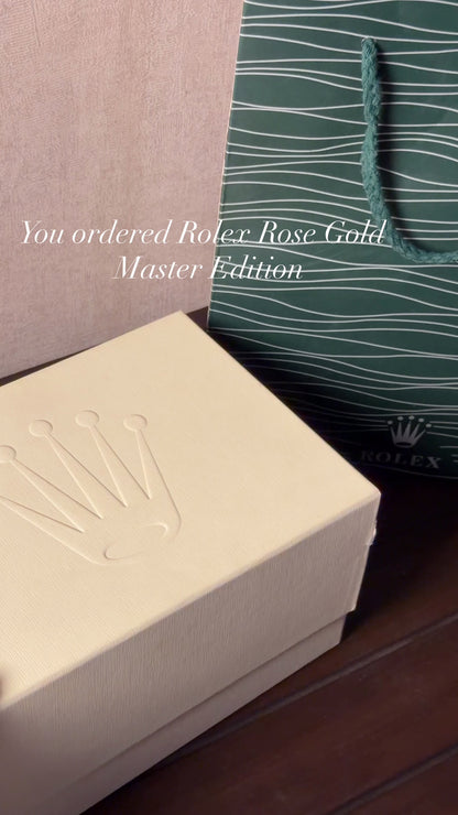 Rolex Rose Gold Master Edition